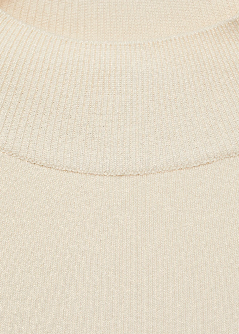 Buttons detail knit sweater