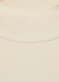 Buttons detail knit sweater