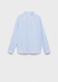 Striped cotton linen shirt