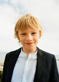 Striped cotton linen shirt