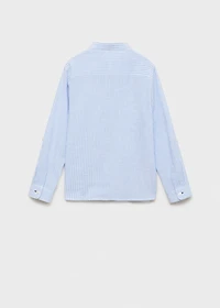 Striped cotton linen shirt