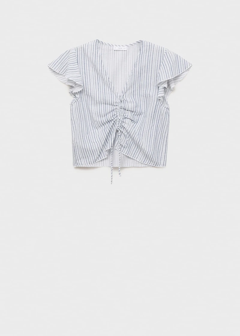 Ruched detail blouse