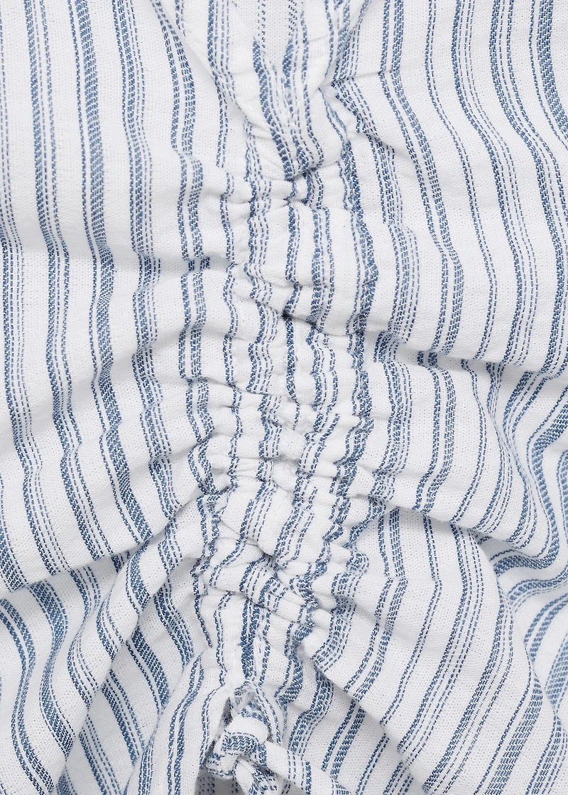 Ruched detail blouse