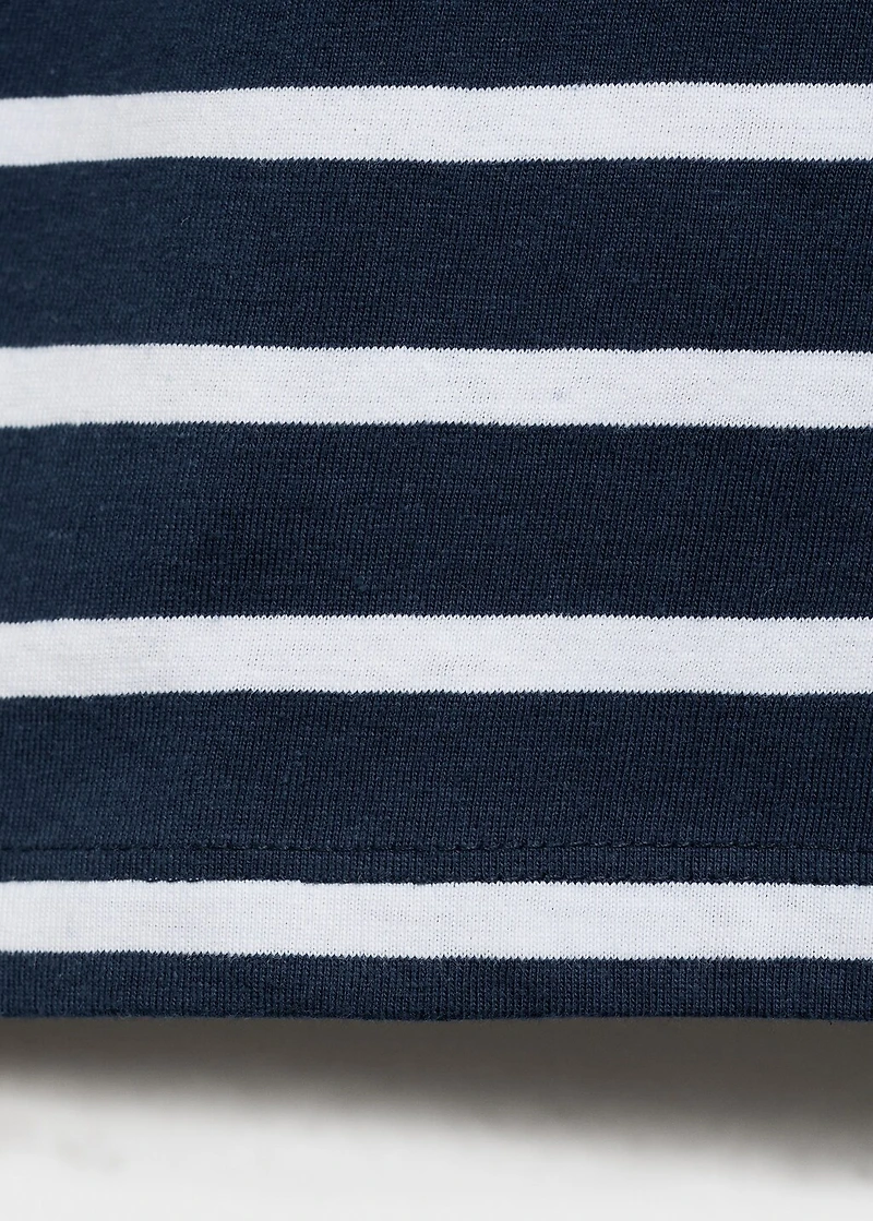 Striped cotton T-shirt
