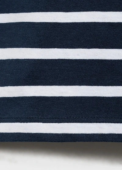 Striped cotton T-shirt