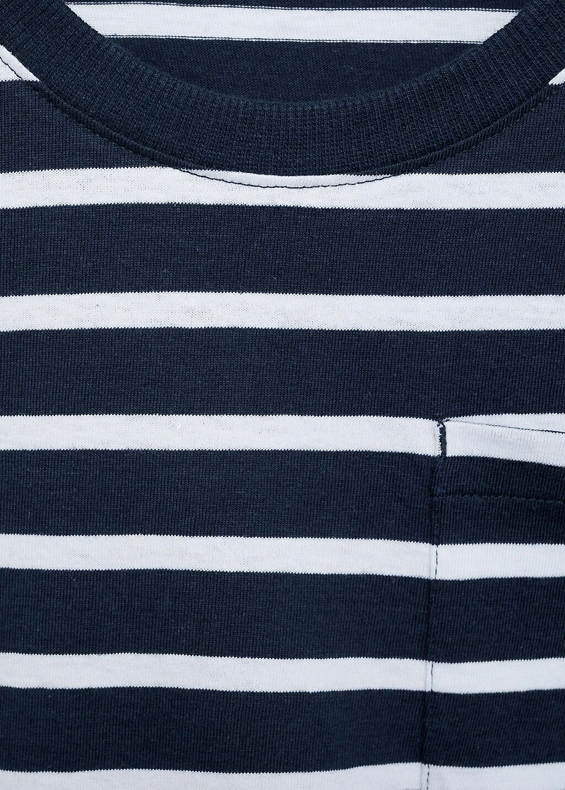 Striped cotton T-shirt