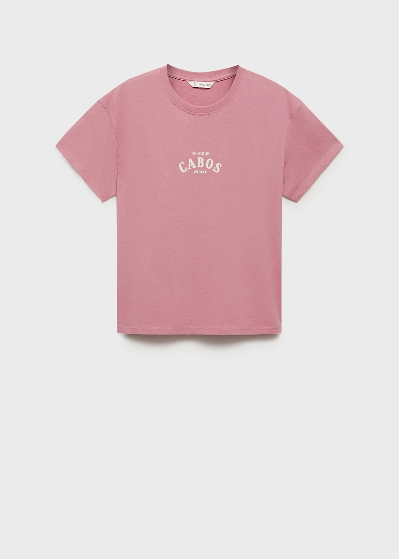 Short-sleeved printed t-shirt