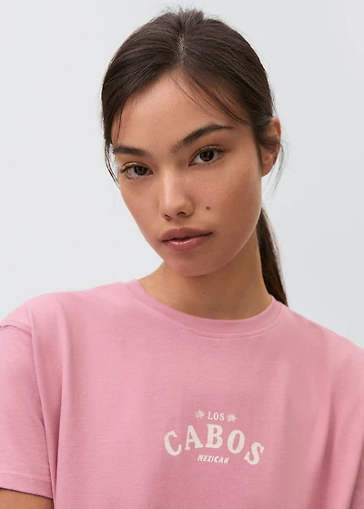 Short-sleeved printed t-shirt