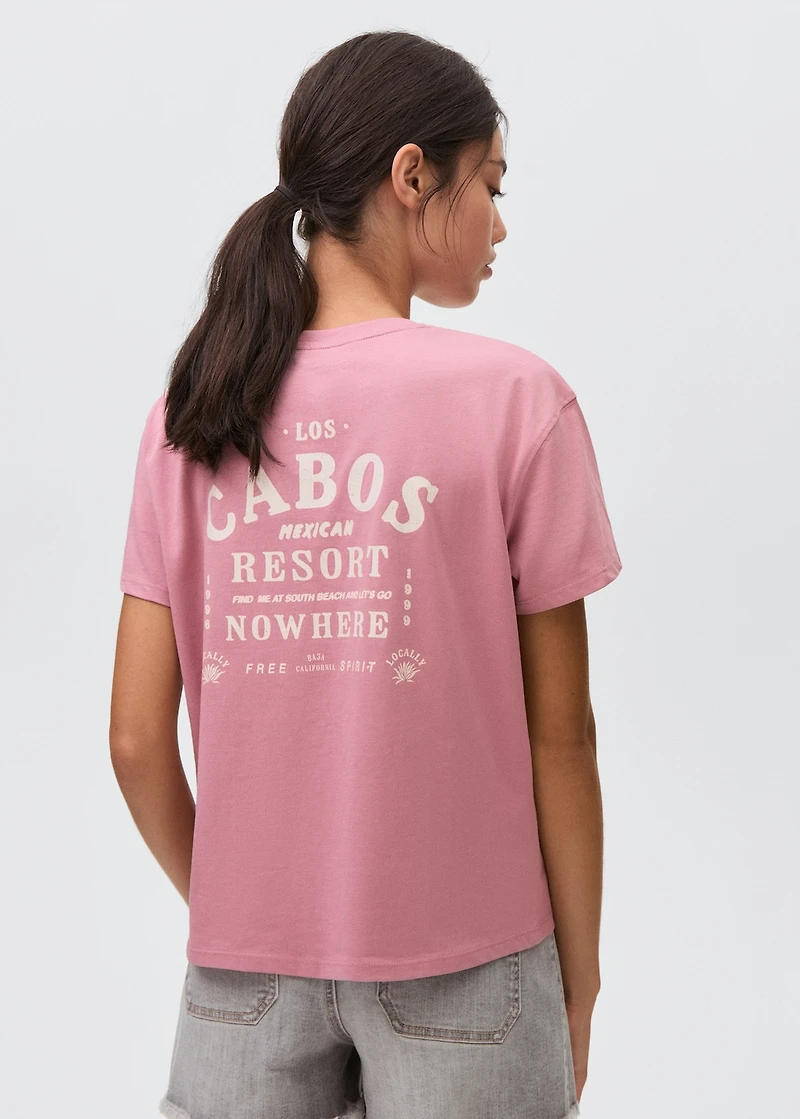 Short-sleeved printed t-shirt