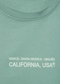 Message cotton T-shirt