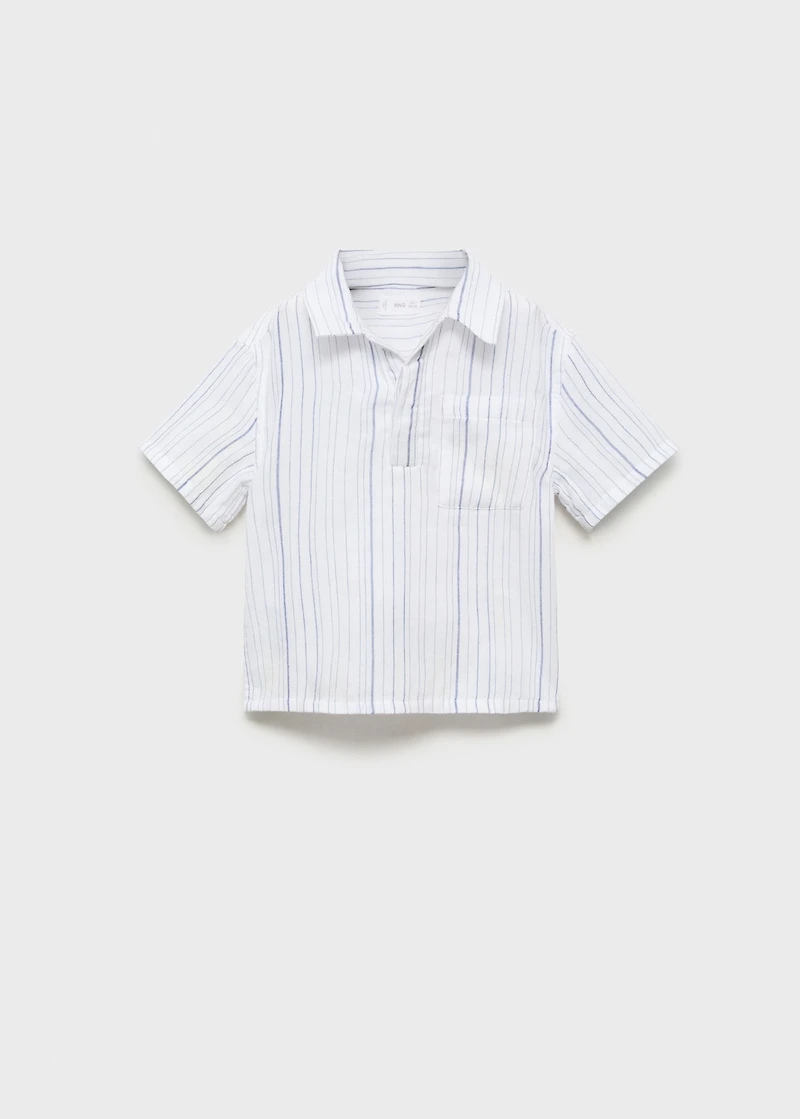 Striped cotton shirt
