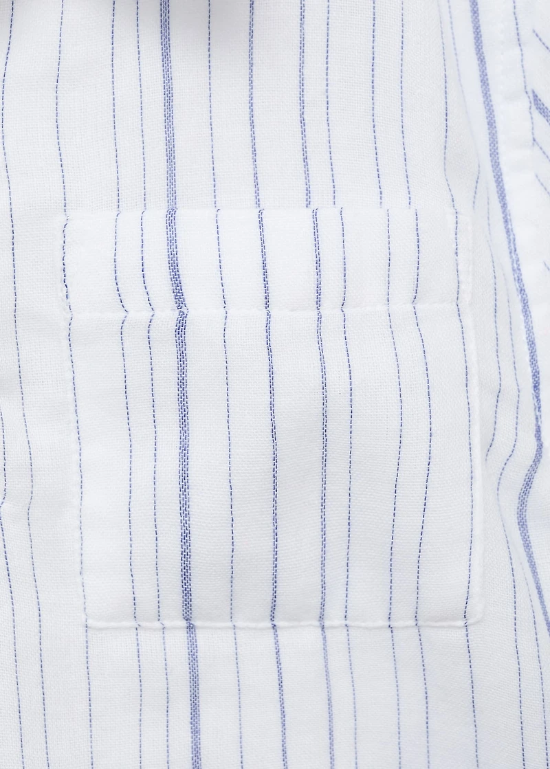 Striped cotton shirt