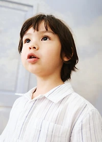 Striped cotton shirt