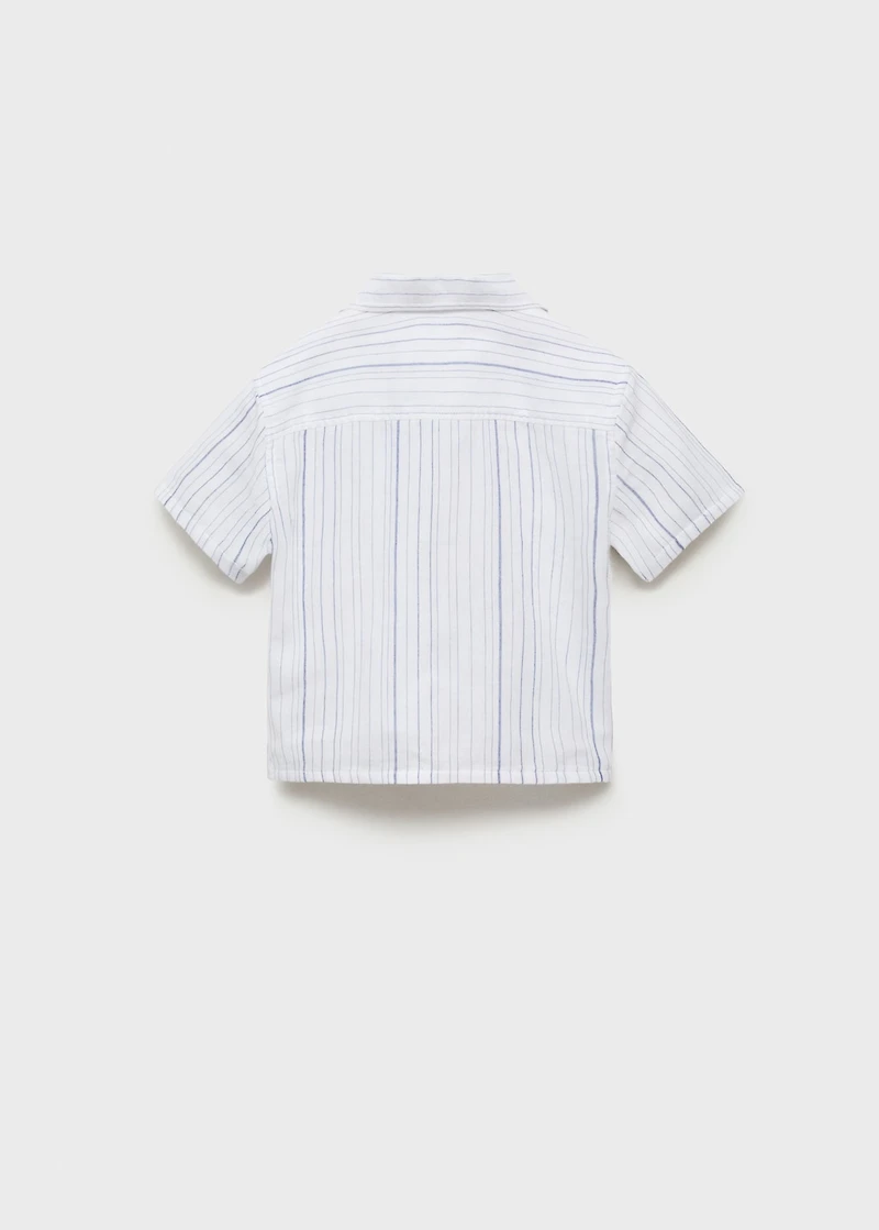 Striped cotton shirt