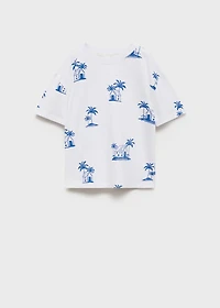 Palm print T-shirt