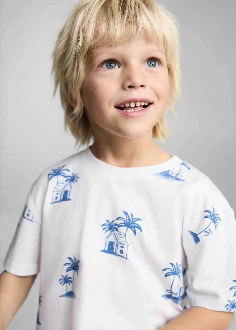 Palm print T-shirt