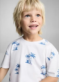 Palm print T-shirt