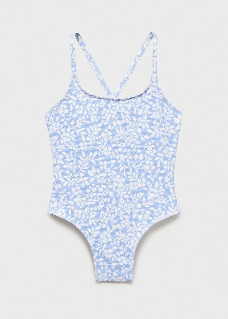 Floral print swimsuit