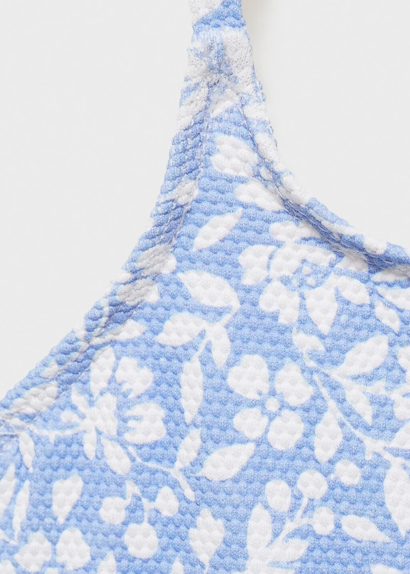 Floral print swimsuit