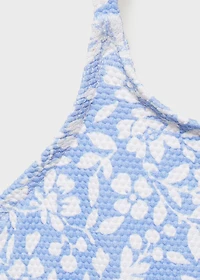 Floral print swimsuit