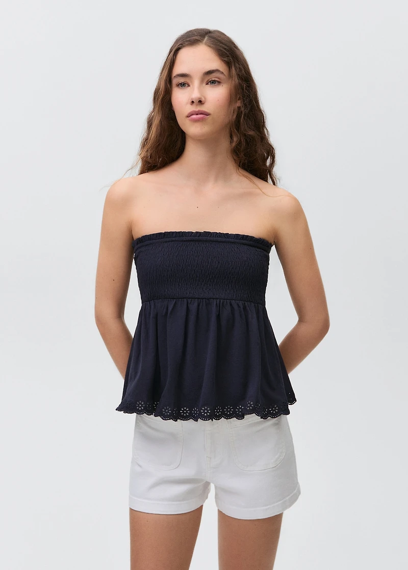 Ruffled top