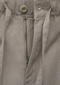 Cotton-linen jogger pants
