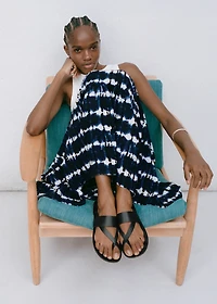 Leather straps sandals