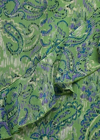 Ruffled printed dress