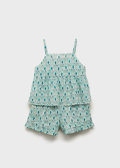 Printed short pyjamas