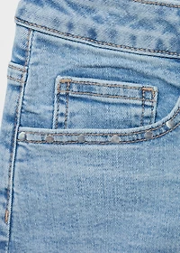 Studded low-waist shorts