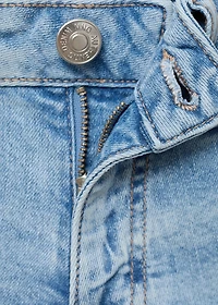 Studded low-waist shorts