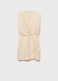 Lyocell wrap dress
