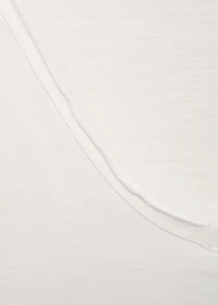 V-neck cotton T-shirt