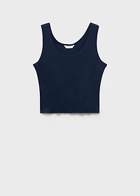 Cotton sleeveless t-shirt