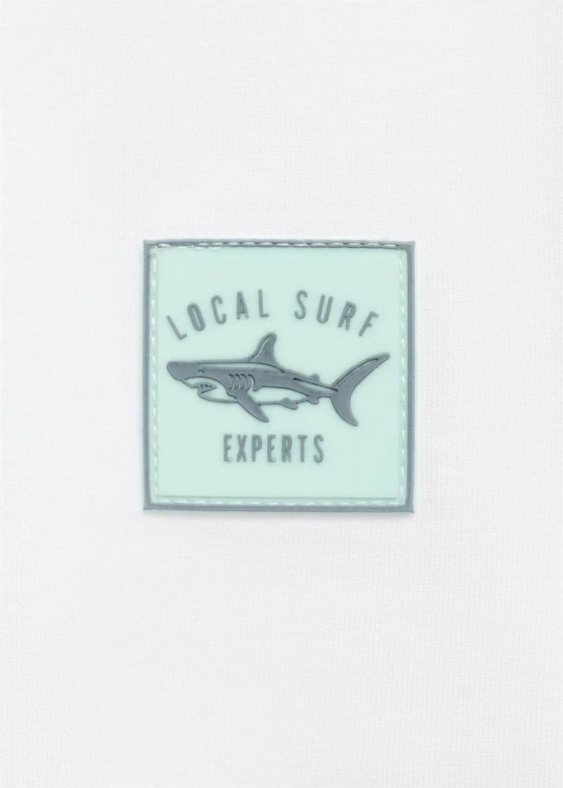 Printed cotton-blend T-shirt