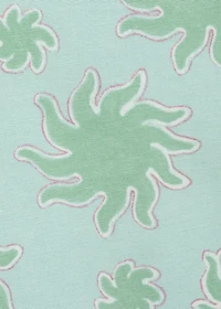 Printed straight pants