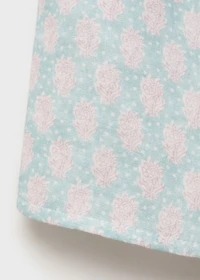 Ruffles printed blouse