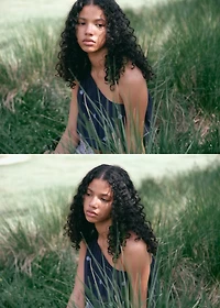 Asymmetrical top with embroidered panel