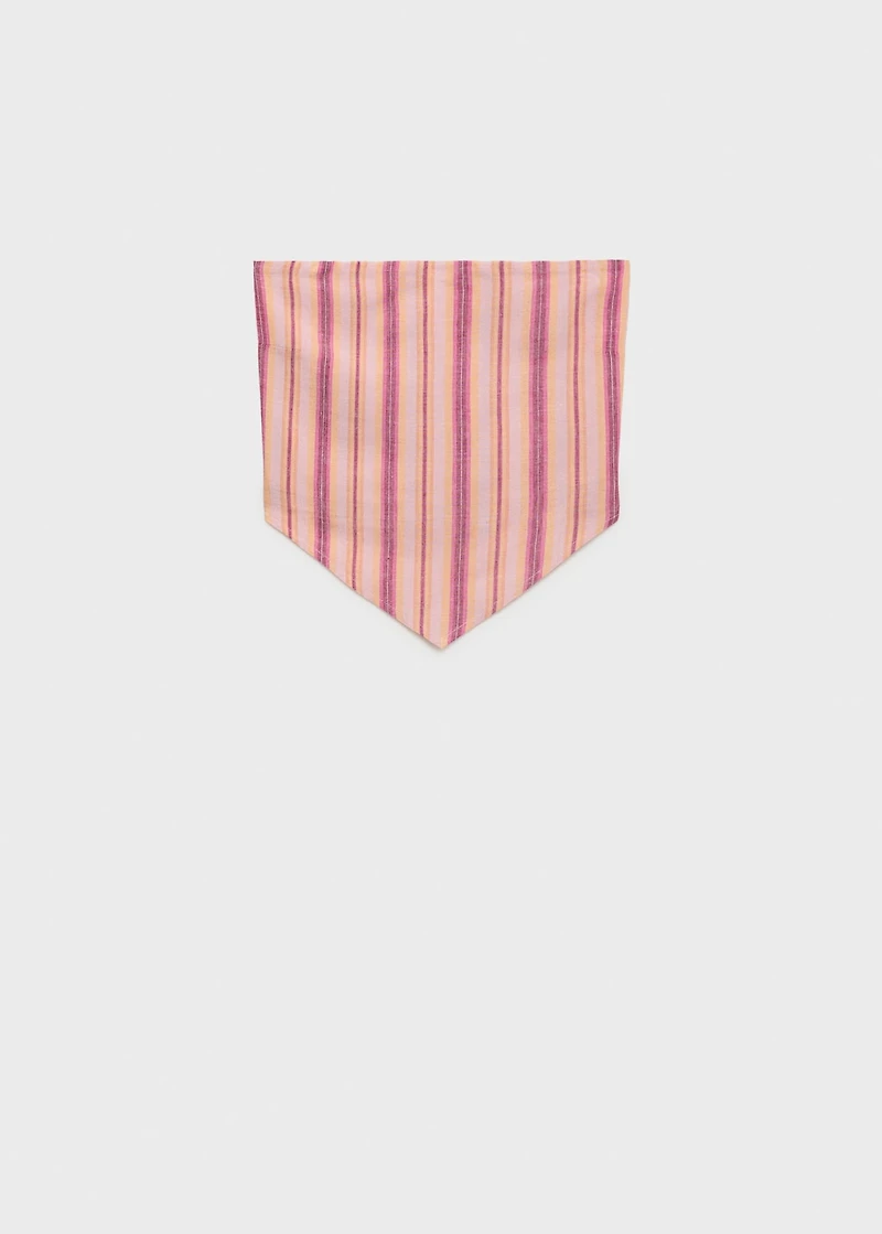 Striped linen top