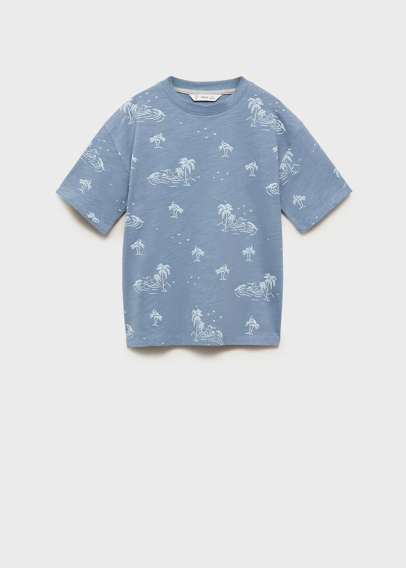 Palm print T-shirt