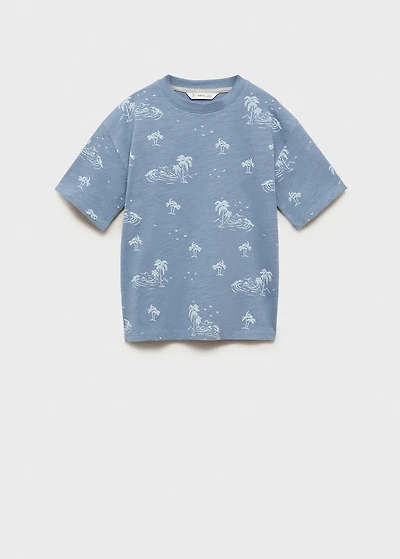 Palm print T-shirt