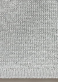 Halter-neck lurex knitted top