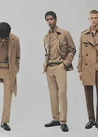 Regular-fit cotton pants