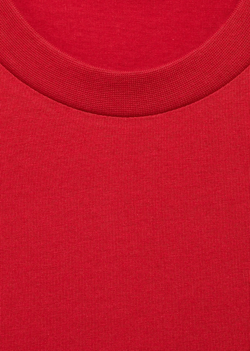 100% cotton slim-fit t-shirt with combined print