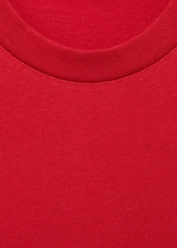 100% cotton slim-fit t-shirt with combined print