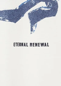 100% cotton t-shirt with graphic print on the front