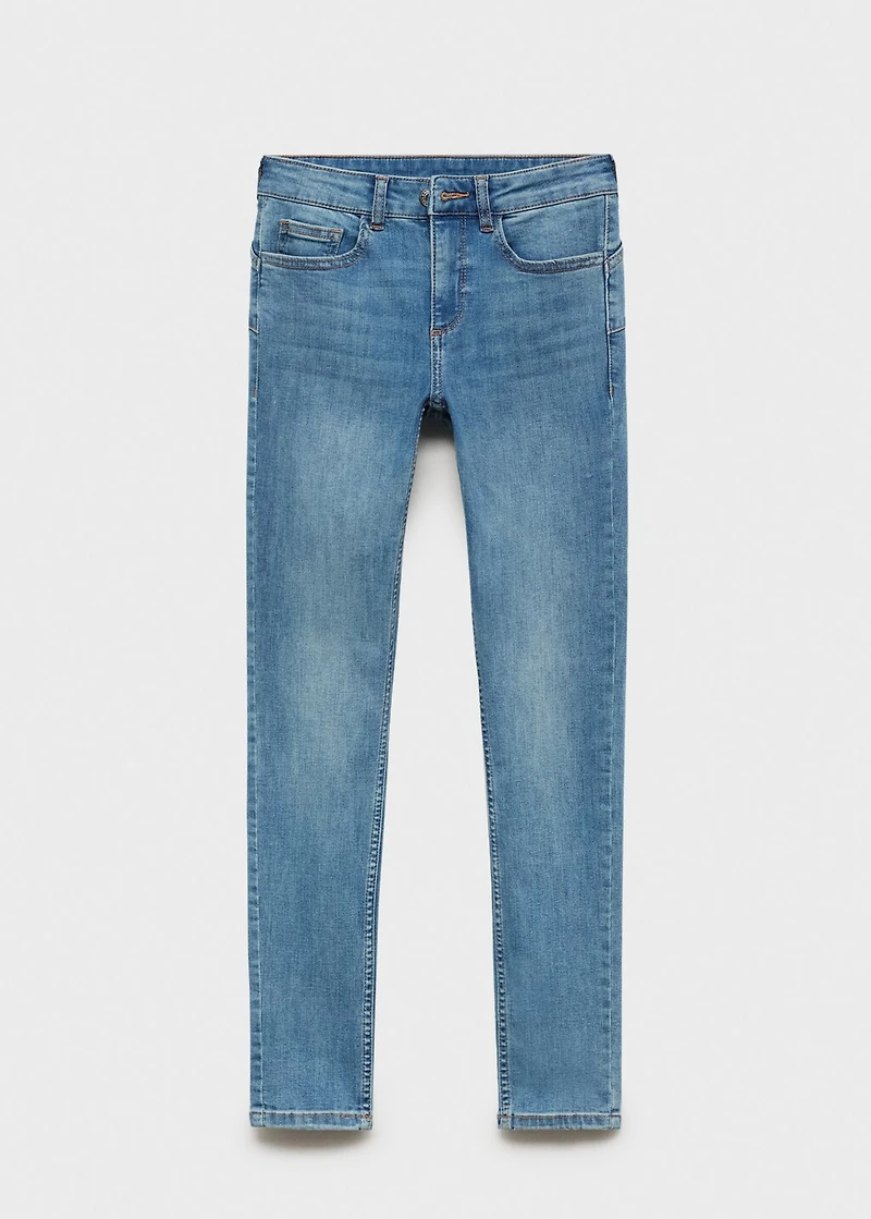 Push-up low-rise skinny jeans