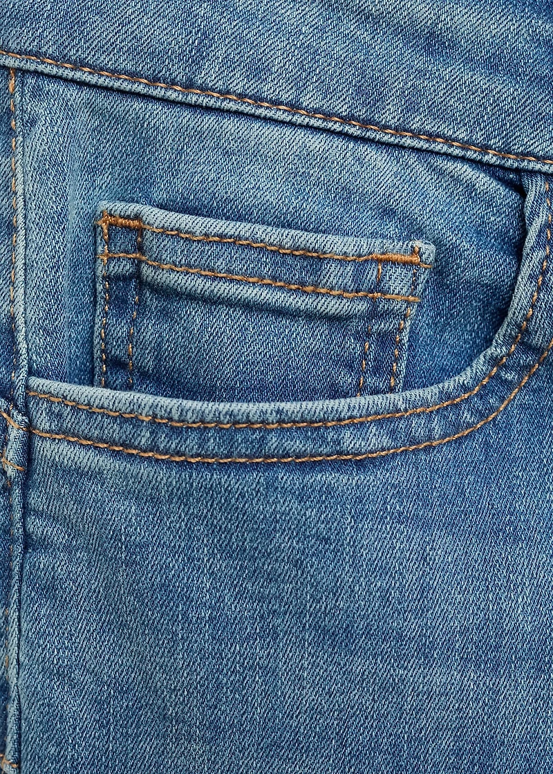 Push-up low-rise skinny jeans