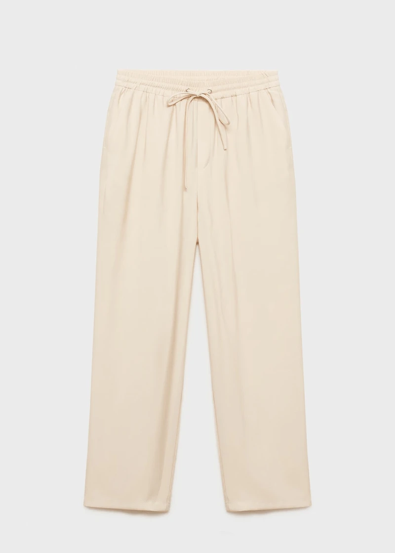 Straight suit trousers