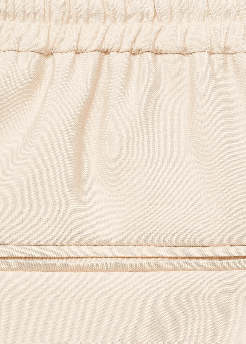 Straight suit trousers